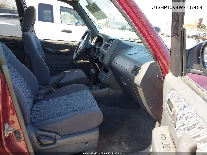 1998 Toyota Rav4 VIN: JT3HP10V4W7107458 Lot: 42233132