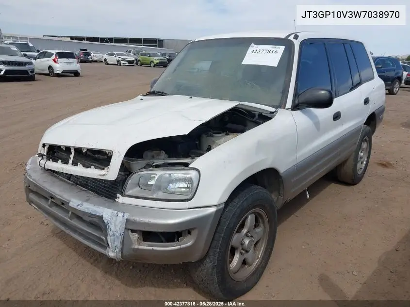 1998 Toyota Rav4 VIN: JT3GP10V3W7038970 Lot: 42377816