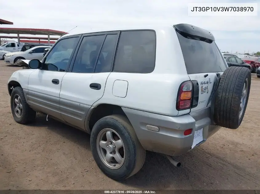 1998 Toyota Rav4 VIN: JT3GP10V3W7038970 Lot: 42377816