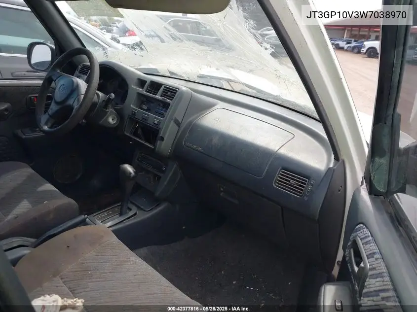 1998 Toyota Rav4 VIN: JT3GP10V3W7038970 Lot: 42377816