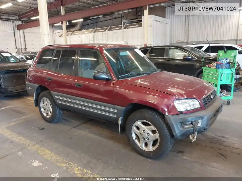 1998 Toyota Rav4 VIN: JT3GP10V8W7041024 Lot: 42454542