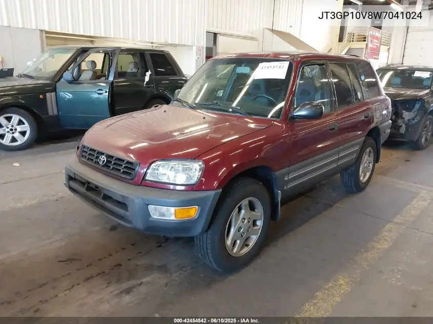 1998 Toyota Rav4 VIN: JT3GP10V8W7041024 Lot: 42454542