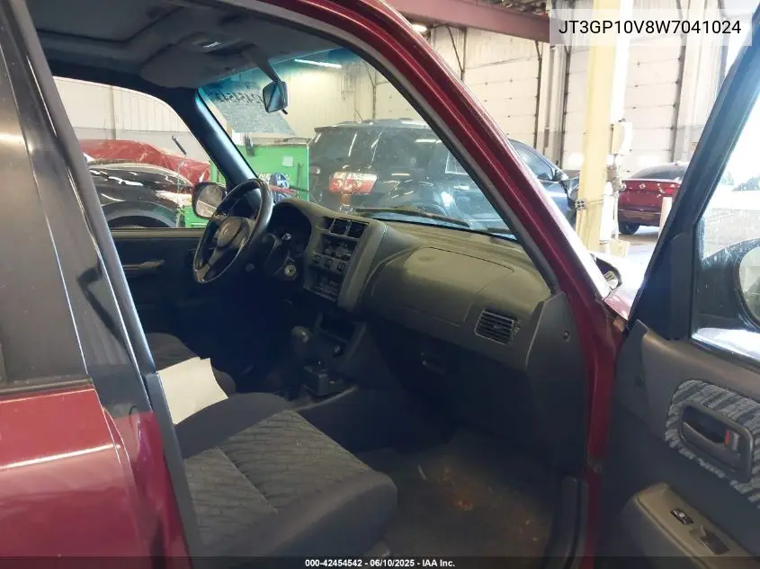 1998 Toyota Rav4 VIN: JT3GP10V8W7041024 Lot: 42454542