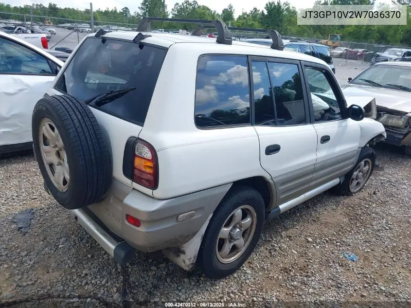 1998 Toyota Rav4 VIN: JT3GP10V2W7036370 Lot: 42470312