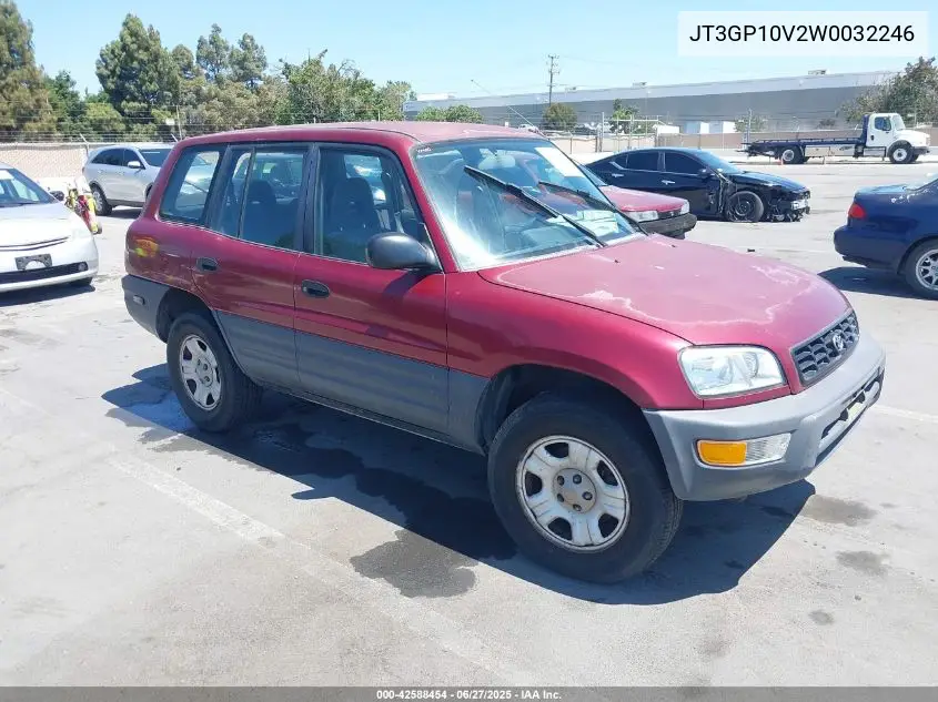 1998 Toyota Rav4 VIN: JT3GP10V2W0032246 Lot: 42588454
