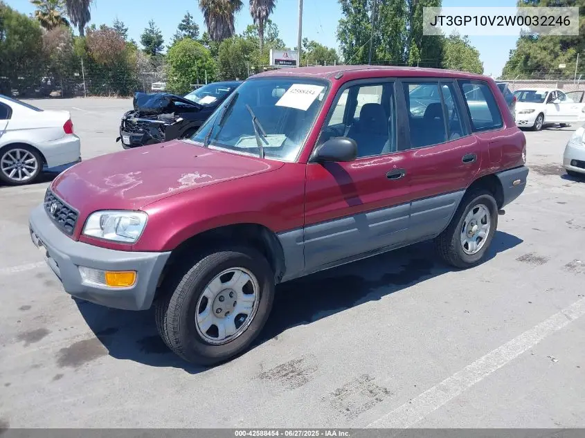 1998 Toyota Rav4 VIN: JT3GP10V2W0032246 Lot: 42588454