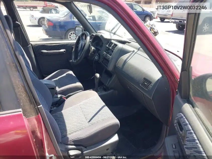 1998 Toyota Rav4 VIN: JT3GP10V2W0032246 Lot: 42588454