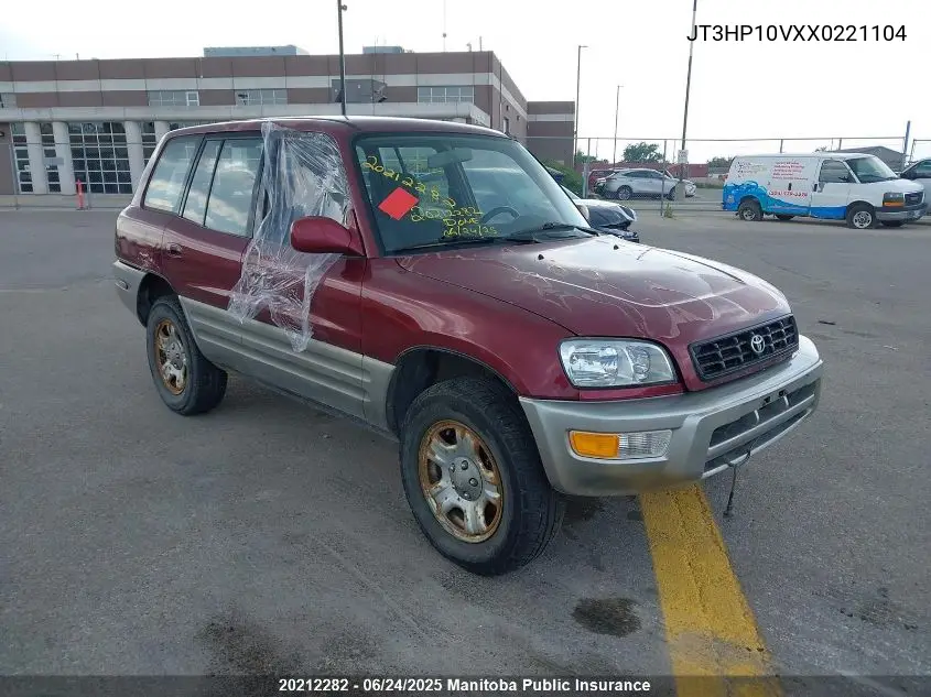 1999 Toyota Rav4 VIN: JT3HP10VXX0221104 Lot: 20212282