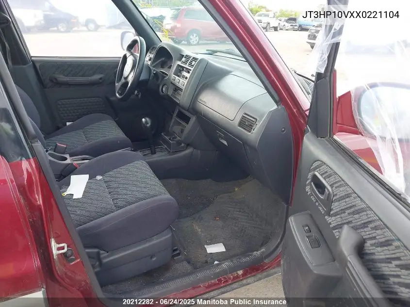 1999 Toyota Rav4 VIN: JT3HP10VXX0221104 Lot: 20212282