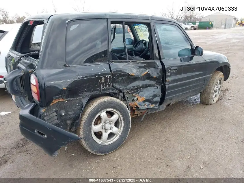 1999 Toyota Rav4 VIN: JT3GP10V4X7060333 Lot: 41687543