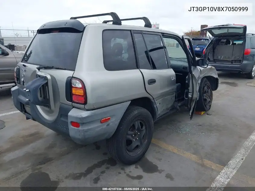 1999 Toyota Rav4 VIN: JT3GP10V8X7050999 Lot: 42187334