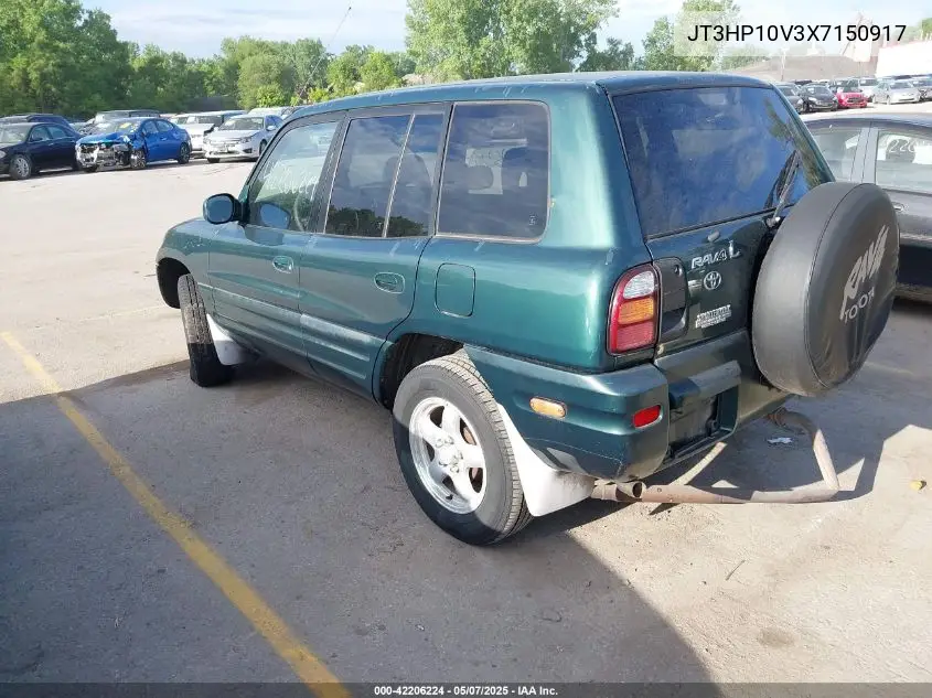 1999 Toyota Rav4 VIN: JT3HP10V3X7150917 Lot: 42206224