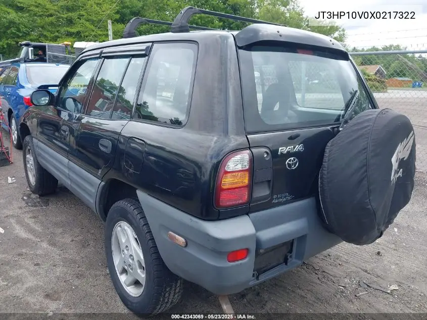1999 Toyota Rav4 VIN: JT3HP10V0X0217322 Lot: 42343069