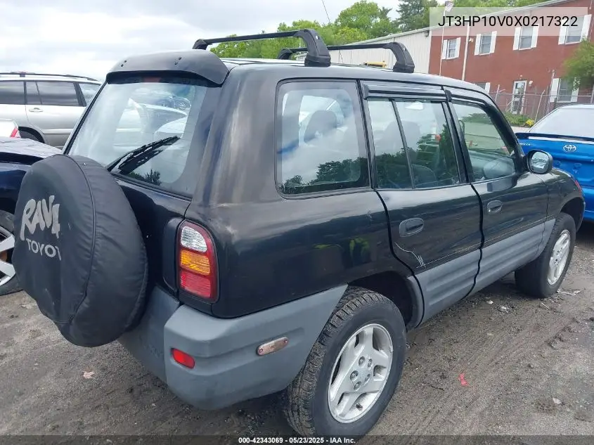1999 Toyota Rav4 VIN: JT3HP10V0X0217322 Lot: 42343069