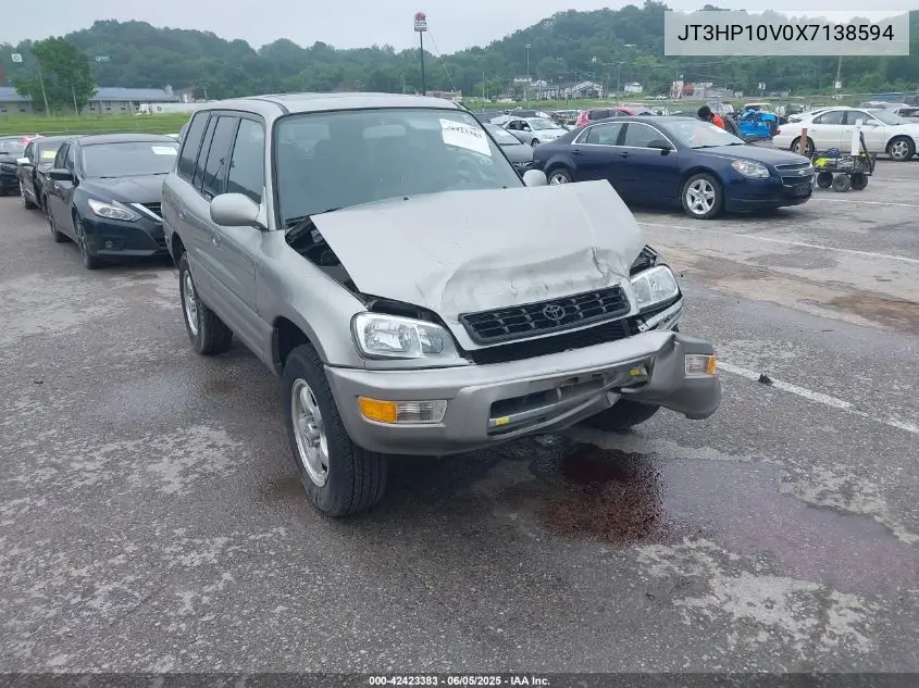 1999 Toyota Rav4 VIN: JT3HP10V0X7138594 Lot: 42423383
