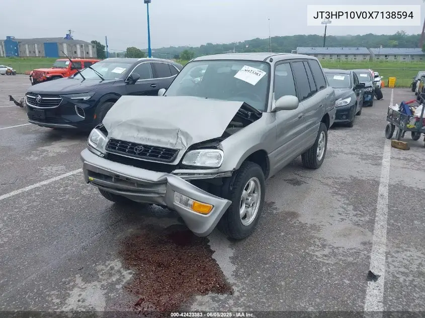 1999 Toyota Rav4 VIN: JT3HP10V0X7138594 Lot: 42423383