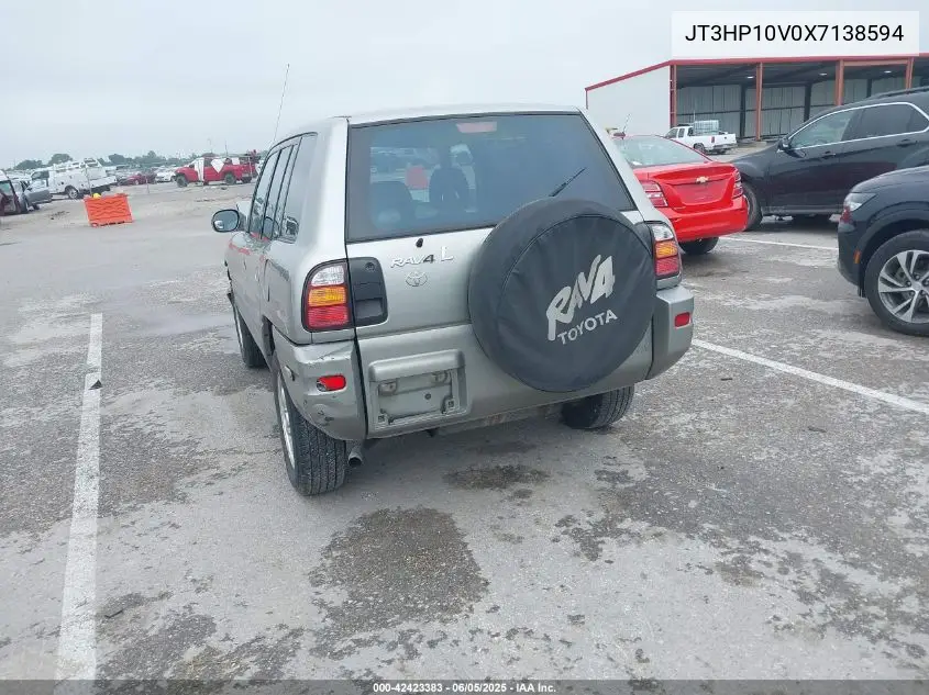 1999 Toyota Rav4 VIN: JT3HP10V0X7138594 Lot: 42423383
