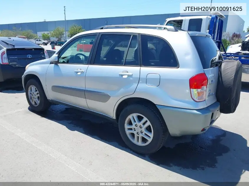 2001 Toyota Rav4 VIN: JTEHH20V910091625 Lot: 42244971