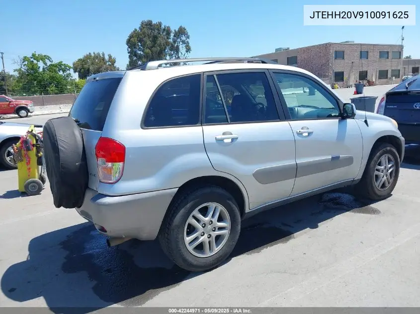 2001 Toyota Rav4 VIN: JTEHH20V910091625 Lot: 42244971