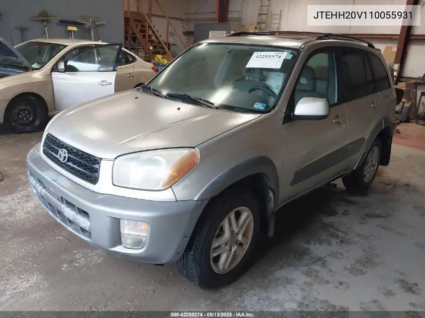 2001 Toyota Rav4 VIN: JTEHH20V110055931 Lot: 42255374