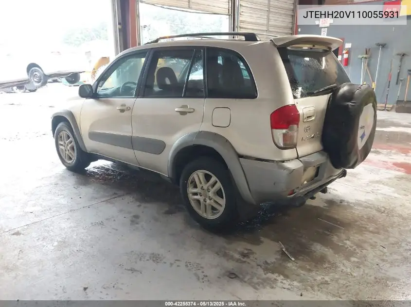 2001 Toyota Rav4 VIN: JTEHH20V110055931 Lot: 42255374