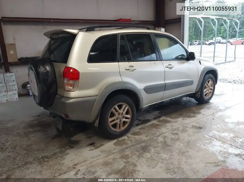 2001 Toyota Rav4 VIN: JTEHH20V110055931 Lot: 42255374