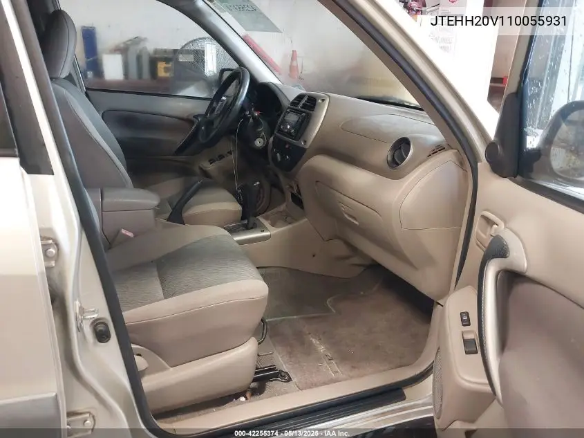 2001 Toyota Rav4 VIN: JTEHH20V110055931 Lot: 42255374