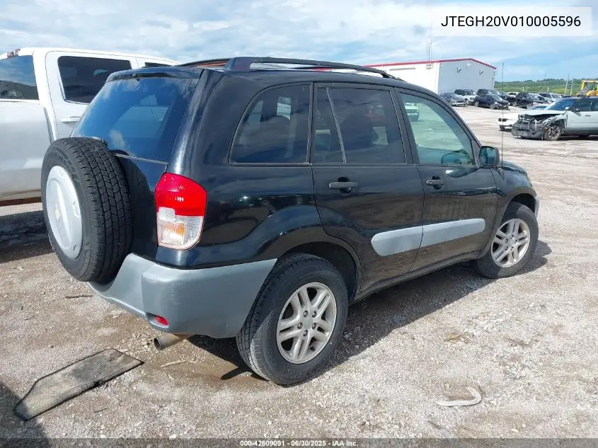2001 Toyota Rav4 VIN: JTEGH20V010005596 Lot: 42609091