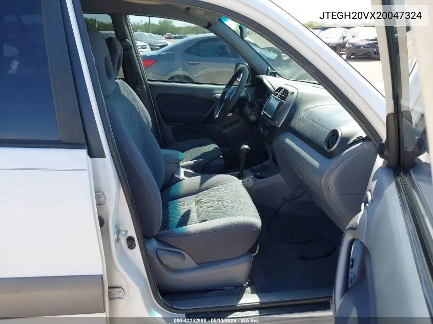 2002 Toyota Rav4 VIN: JTEGH20VX20047324 Lot: 42252988