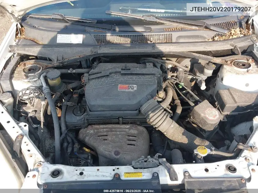 2002 Toyota Rav4 VIN: JTEHH20V220179207 Lot: 42575616