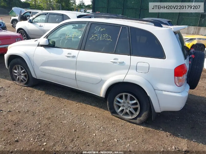 2002 Toyota Rav4 VIN: JTEHH20V220179207 Lot: 42575616