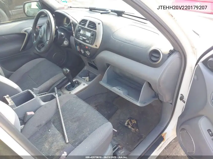 2002 Toyota Rav4 VIN: JTEHH20V220179207 Lot: 42575616