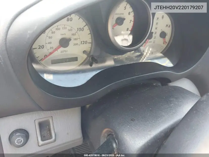 2002 Toyota Rav4 VIN: JTEHH20V220179207 Lot: 42575616