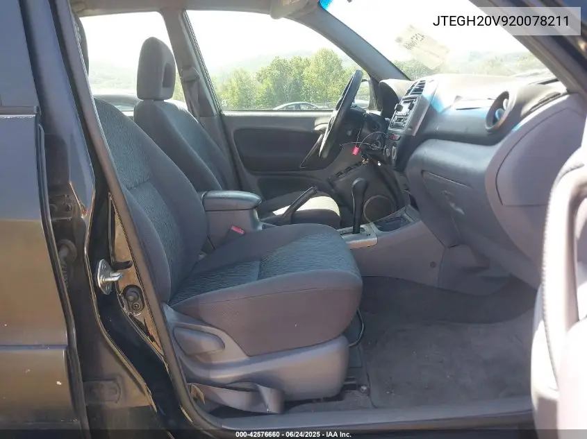 2002 Toyota Rav4 VIN: JTEGH20V920078211 Lot: 42576660