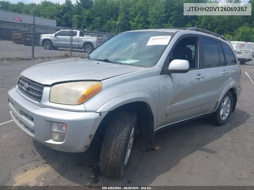 2002 Toyota Rav4 VIN: JTEHH20V126069357 Lot: 42622562