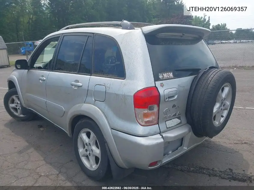 2002 Toyota Rav4 VIN: JTEHH20V126069357 Lot: 42622562