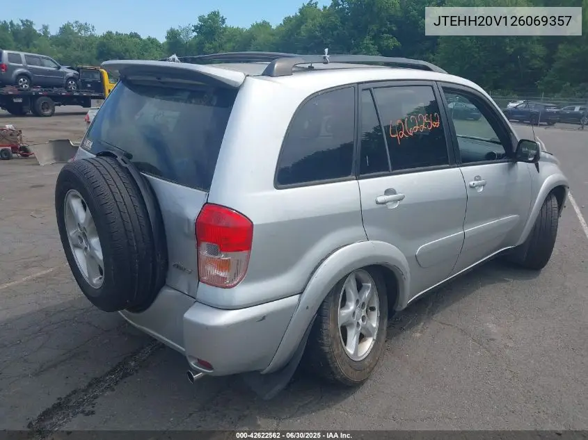 2002 Toyota Rav4 VIN: JTEHH20V126069357 Lot: 42622562