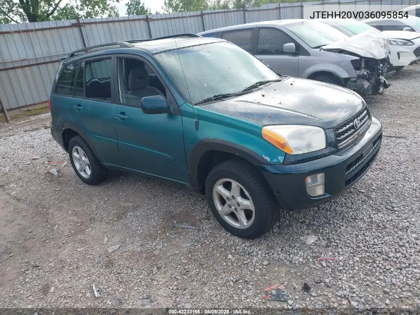 2003 Toyota Rav4 VIN: JTEHH20V036095854 Lot: 42233166