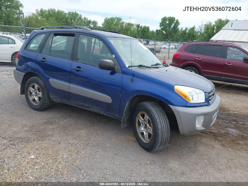 2003 Toyota Rav4 VIN: JTEHH20V536072604 Lot: 42247083