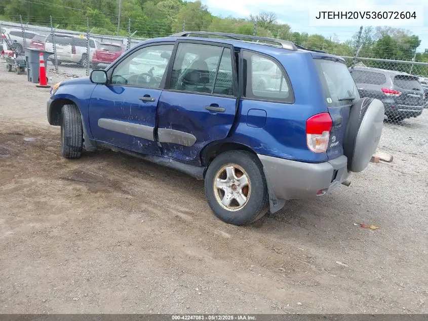 2003 Toyota Rav4 VIN: JTEHH20V536072604 Lot: 42247083
