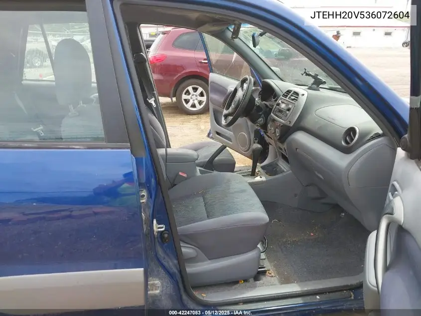 2003 Toyota Rav4 VIN: JTEHH20V536072604 Lot: 42247083