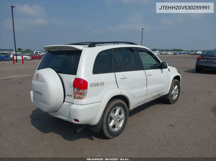2003 Toyota Rav4 VIN: JTEHH20V530259991 Lot: 42454236