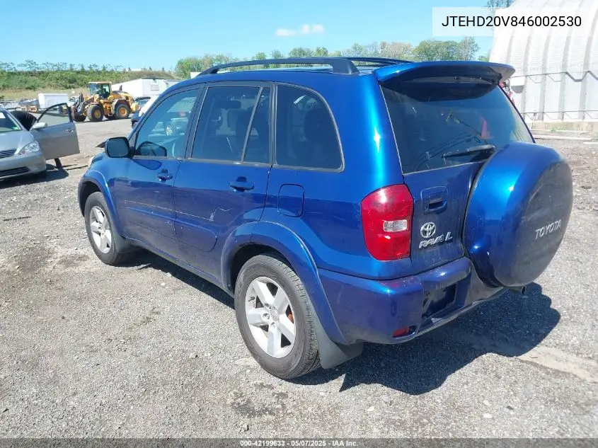 2004 Toyota Rav4 VIN: JTEHD20V846002530 Lot: 42199633