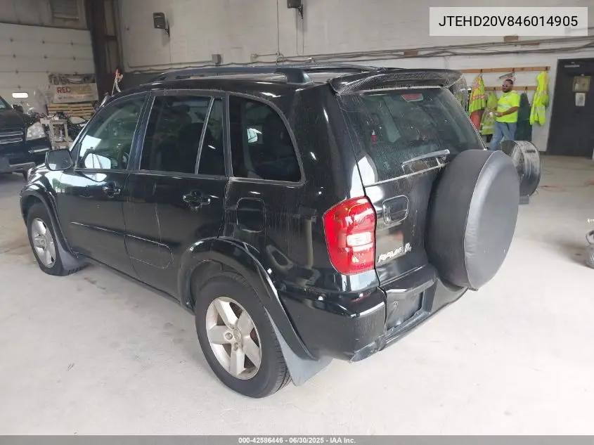 2004 Toyota Rav4 VIN: JTEHD20V846014905 Lot: 42586446