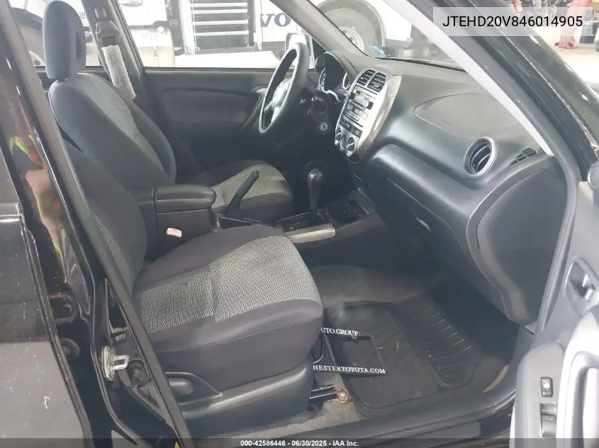 2004 Toyota Rav4 VIN: JTEHD20V846014905 Lot: 42586446