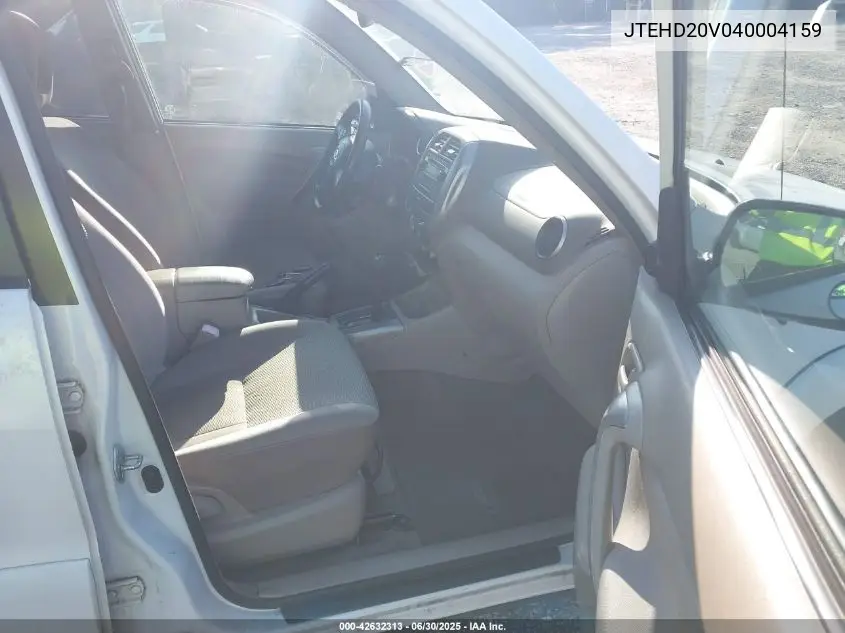 2004 Toyota Rav4 VIN: JTEHD20V040004159 Lot: 42632313