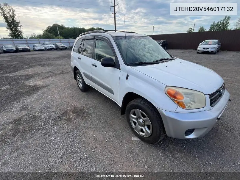 2004 Toyota Rav4 VIN: JTEHD20V546017132 Lot: 42647116