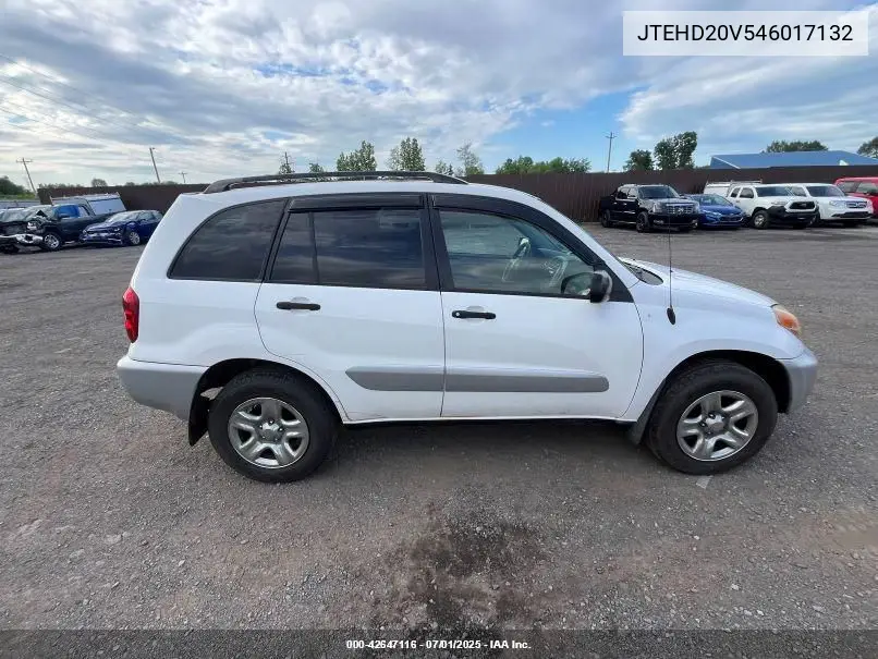 2004 Toyota Rav4 VIN: JTEHD20V546017132 Lot: 42647116
