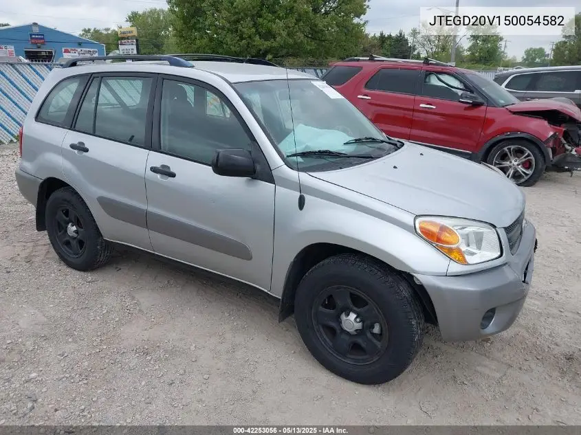 2005 Toyota Rav4 VIN: JTEGD20V150054582 Lot: 42253056
