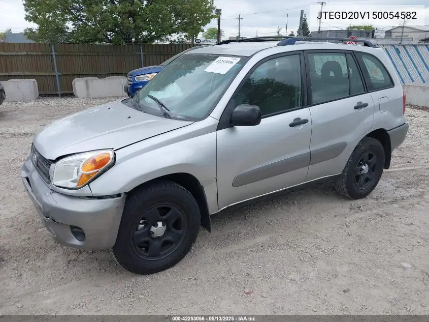 2005 Toyota Rav4 VIN: JTEGD20V150054582 Lot: 42253056